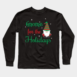 Gnome For The Holidays Color Long Sleeve T-Shirt